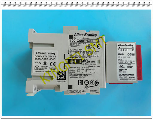 ซื้อ Allen Bradley 100S-C09EJ404C คอนแทคเตอร์ความปลอดภัย 24VDC ต้นฉบับใหม่ การผลิตออนไลน์