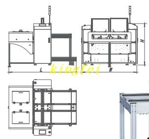 ซื้อ NL-M-TN SMT Loader Unloader Machine NG / OK เครื่องเก็บเกี่ยวกระดาษ การผลิตออนไลน์