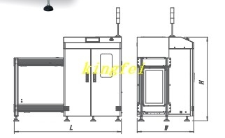 SMT PCB Magazine Rack Loader และ Unloader