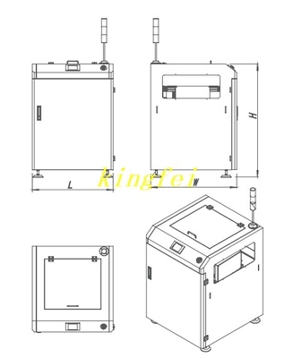 SMT Line Loader Unloader Machine เครื่องมุม เครื่อง PCB เครื่องขนส่ง