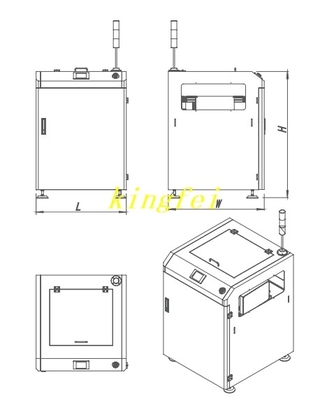 SMT Line Loader Unloader Machine เครื่องมุม เครื่อง PCB เครื่องขนส่ง