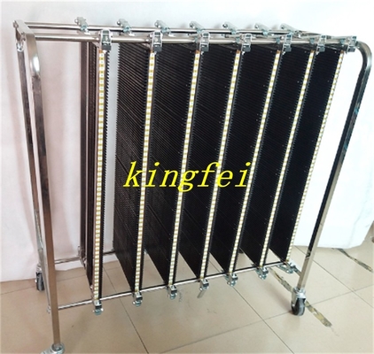 เครื่องยนต์ PCB Board Turnover SMT Board Transfer Cart การจัดการรถคัน