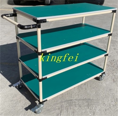 รถยนต์ Anti Static Vertical Turnover PCB Board รถยนต์ Anti Static Hanging Basket รถยนต์ SMT แผ่นวงจร