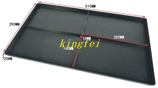 สี่ Grid Tray Anti Static Tray วิศวกรรมระบบที่ต่อต้านสแตตติก