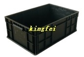 EU Logistics Container Anti Static Turnover Box วิศวกรรมระบบที่ต่อต้านสติก