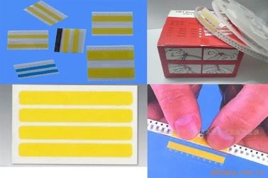 SMT เทปประกบคู่ 8 มม. สีเหลือง SMD เทปประกบ 500 ชิ้น / กล่อง