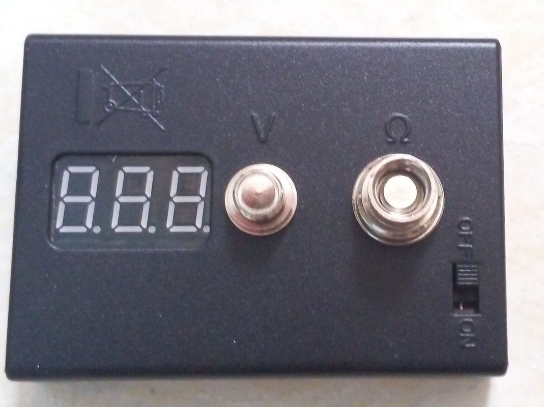 OHM meter SMT อะไหล่, เครื่องทดสอบความต้านทานสำหรับบุหรี่อิเล็กทรอนิกส์ 510 RDA RBA DIY vaporizer